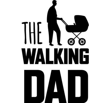 Father and son t-shirt the walking dad - TenStickers