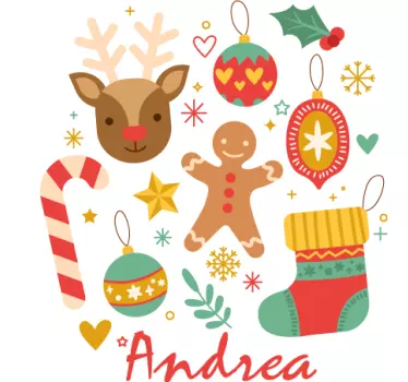 Father and son t-shirt holiday cheer - TenStickers