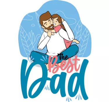 Father and son t-shirt best dad celebration - TenStickers