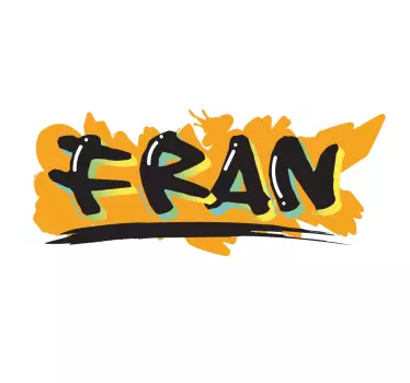 Young graffiti style t-shirt with name - TenStickers