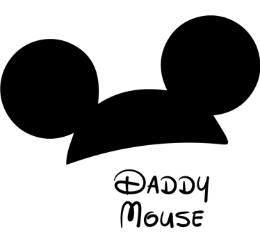 Daddy and little mouse father and son t-shirt - TenStickers