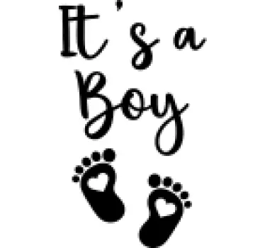 T-shirt with name for anticipating baby reveal - TenStickers