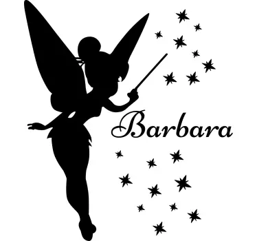 Pink fairy silhouette Kids shirt - TenStickers