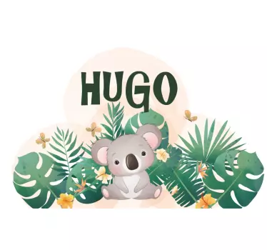 Baby t-shirt cute koala embrace - TenStickers