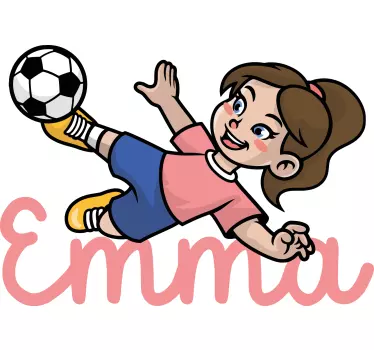 Kids t-shirt playful soccer adventure - TenStickers