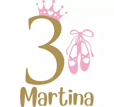 Baby t-shirt for little ballet princesses - TenStickers