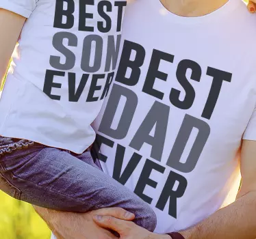 Best dad and son shirt Father  and son matching shirts - TenStickers
