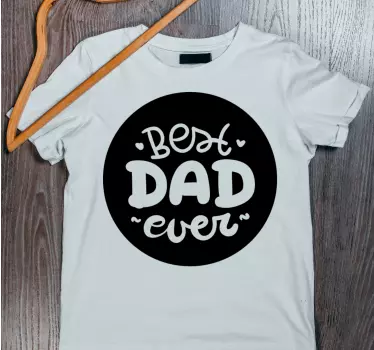 Best dad ever in bubble Father  and son matching shirts - TenStickers