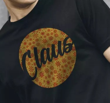 Christmas t-shirt festive santa design - TenStickers