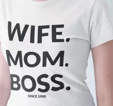 Empowered mom mother and daughter t-shirt - TenStickers