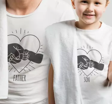 Father and son t-shirt father son connection - TenStickers