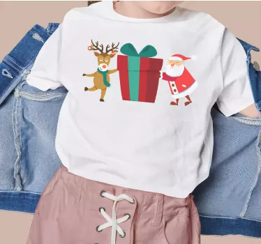 Father and son t-shirt joyful santa gift - TenStickers