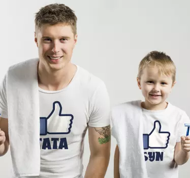 Father and son t-shirt like father like son - TenStickers