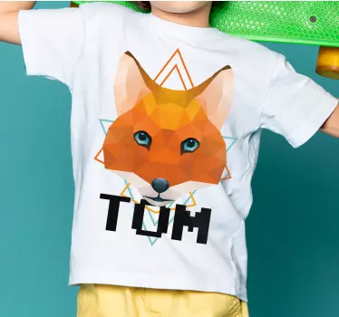 Kids t-shirt fox character design - TenStickers