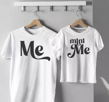 Me & mini me Father  and son matching shirts - TenStickers