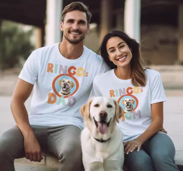 Mother and father pet name T-shirts - TenStickers
