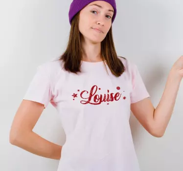 Personalized cute statement t-shirt with name - TenStickers