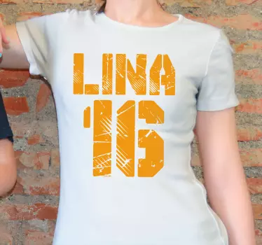 T-shirt with name bold custom name shirt - TenStickers