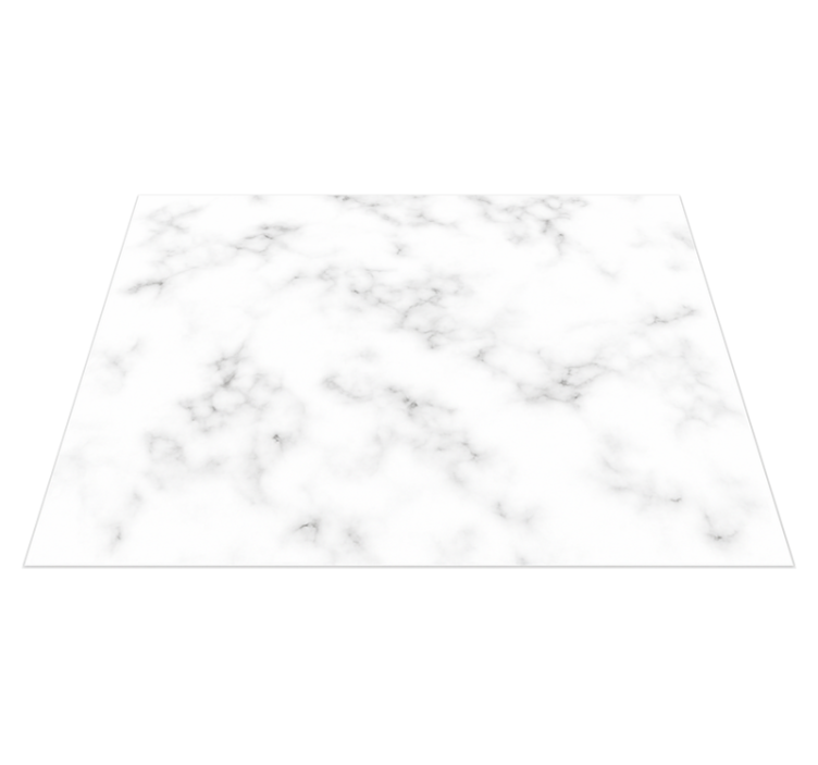 Kitchen vinyl rug with simple marble design - TenStickers