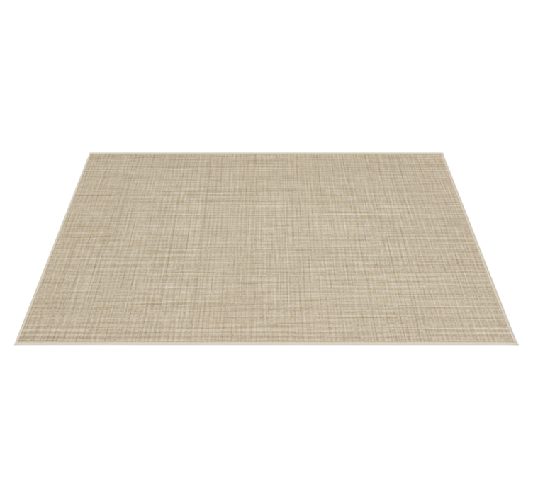 Vinyl rug with beige fabric look - TenStickers