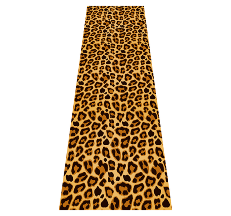 Leopard simple print animal vinyl rug - TenStickers