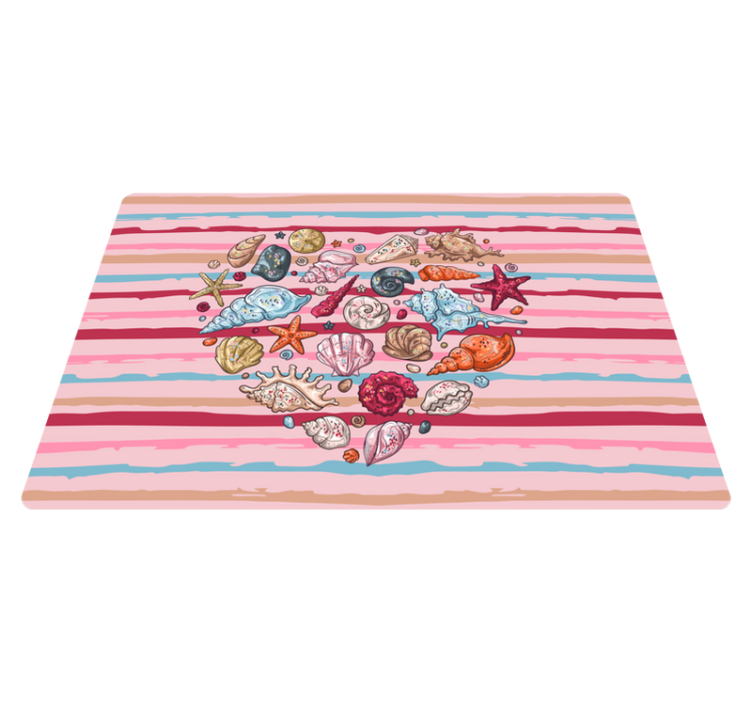 Sea love animal vinyl rug - TenStickers