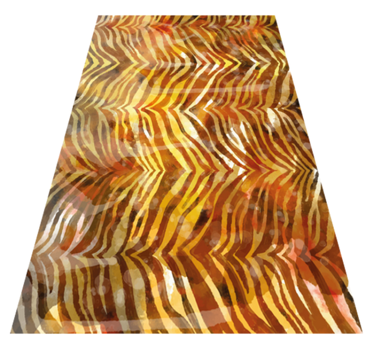 Zebra watercolor texture animal vinyl rug - TenStickers