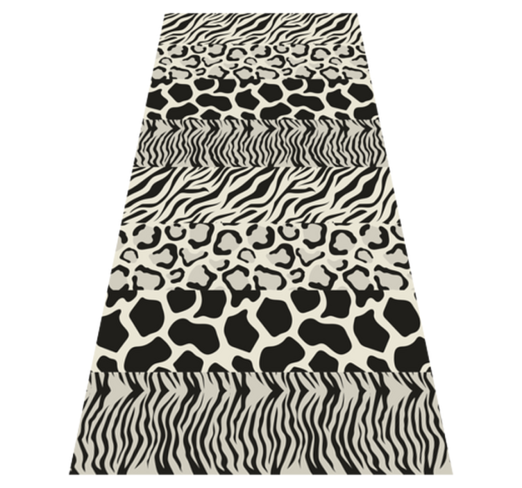 Animal vinyl rug in four unique designs - TenStickers