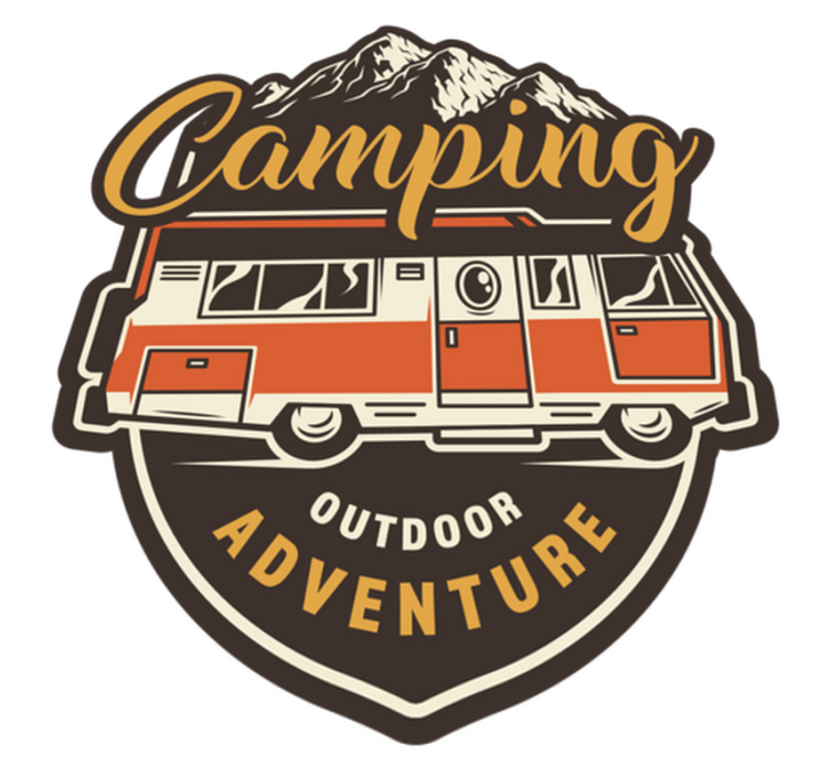 Vinyl rug flowers for motorhome camping fun - TenStickers