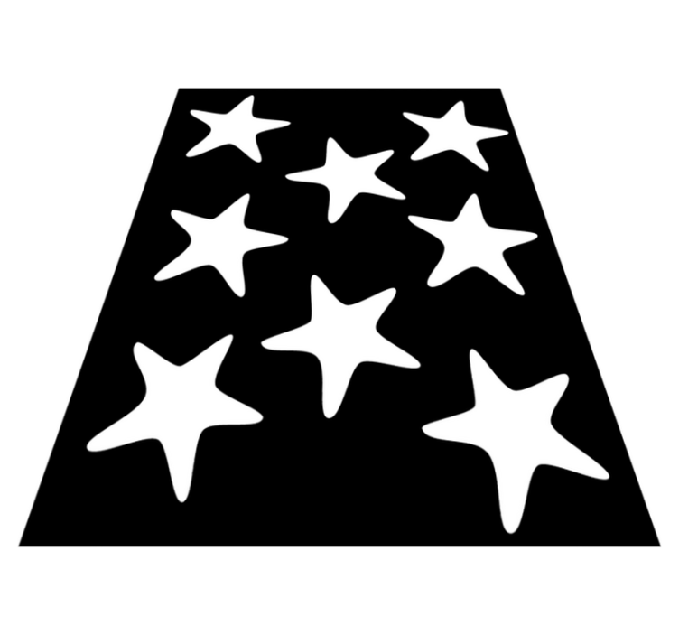 Vinyl rug bathroom starfish - TenStickers