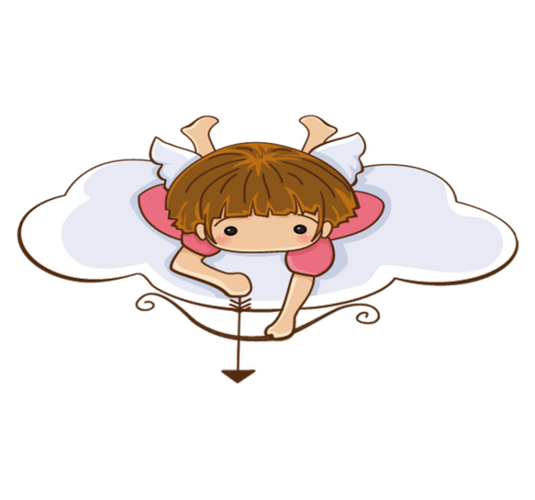 Kids vinyl rug cherub childrens vinyl rug - TenStickers