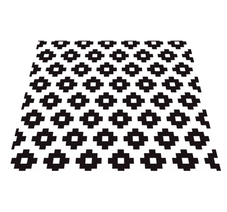 Vinyl rug bathroom modern style wallpaper - TenStickers
