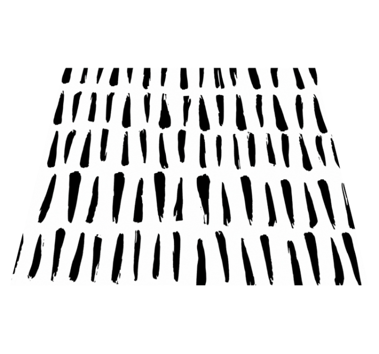 Vinyl rug bathroom with irregular stripes pattern - TenStickers