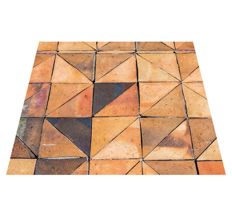 Vinyl rug bathroom stone vintage - TenStickers