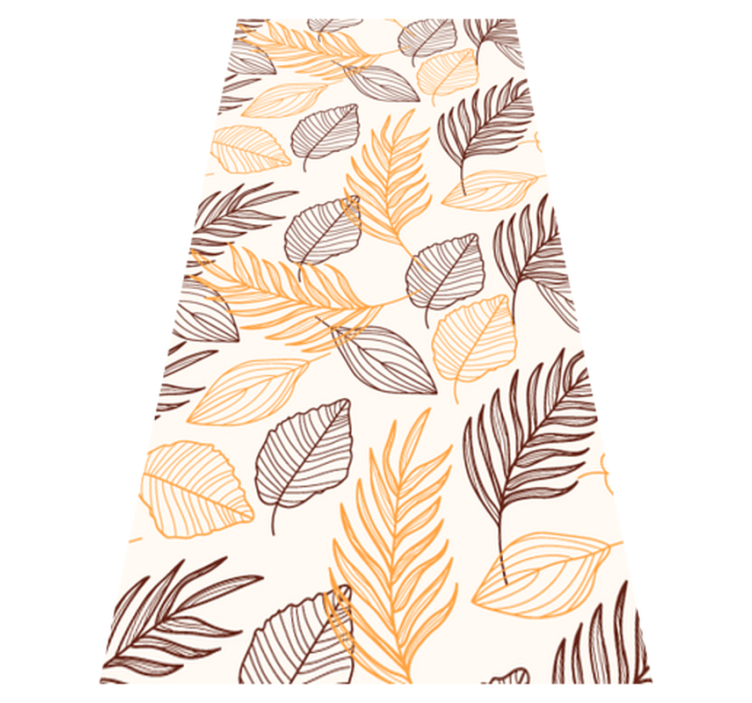 Vinyl rug bathroom cereal golden design - TenStickers