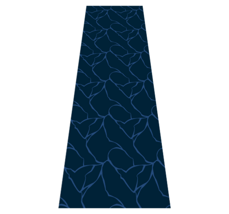 Vinyl rug bathroom blue marble textured design - TenStickers