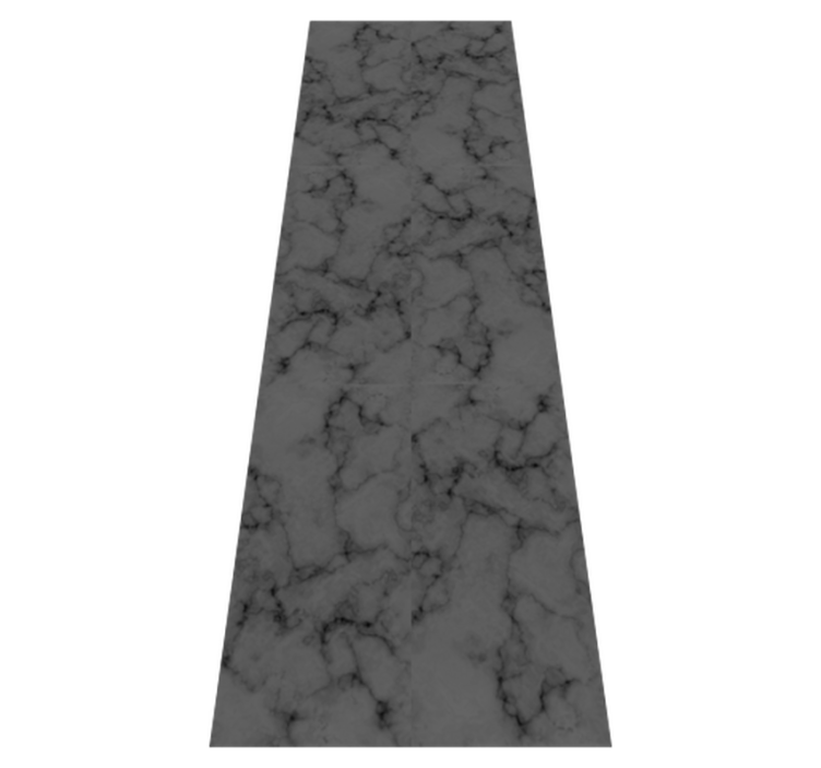 Vinyl rug bathroom black grunge marble texture - TenStickers