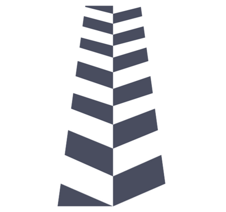 Vinyl rug bathroom navy blue stripes pattern - TenStickers