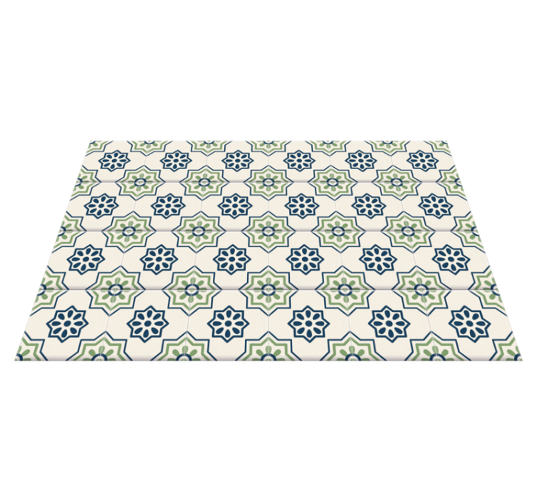 Kitchen vinyl rug kitchen tiles decal - TenStickers
