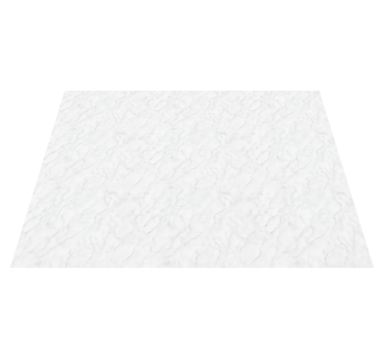 Bedroom vinyl rug white grey marble pattern - TenStickers