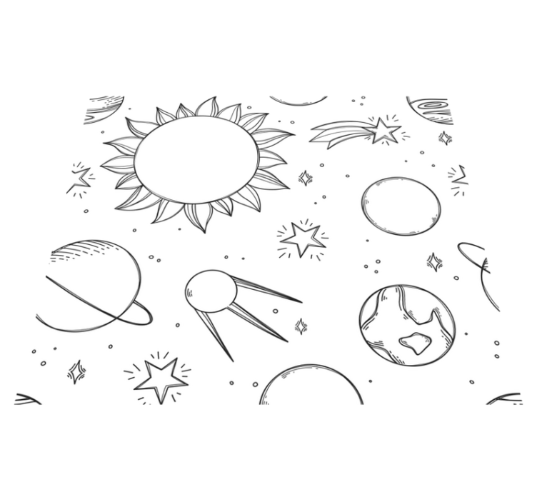 Kids' bedroom vinyl rug for playful spaces - TenStickers