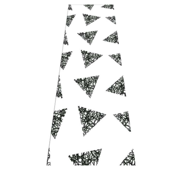 Bedroom vinyl rug with unique rotten pieces design - TenStickers