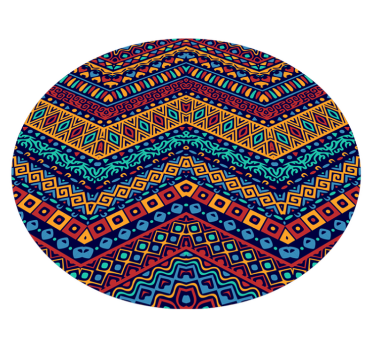 Circular Ethnic Pattern Overlay - TenStickers