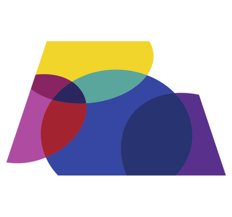 Geometric colorplay geometric vinyl rug - TenStickers