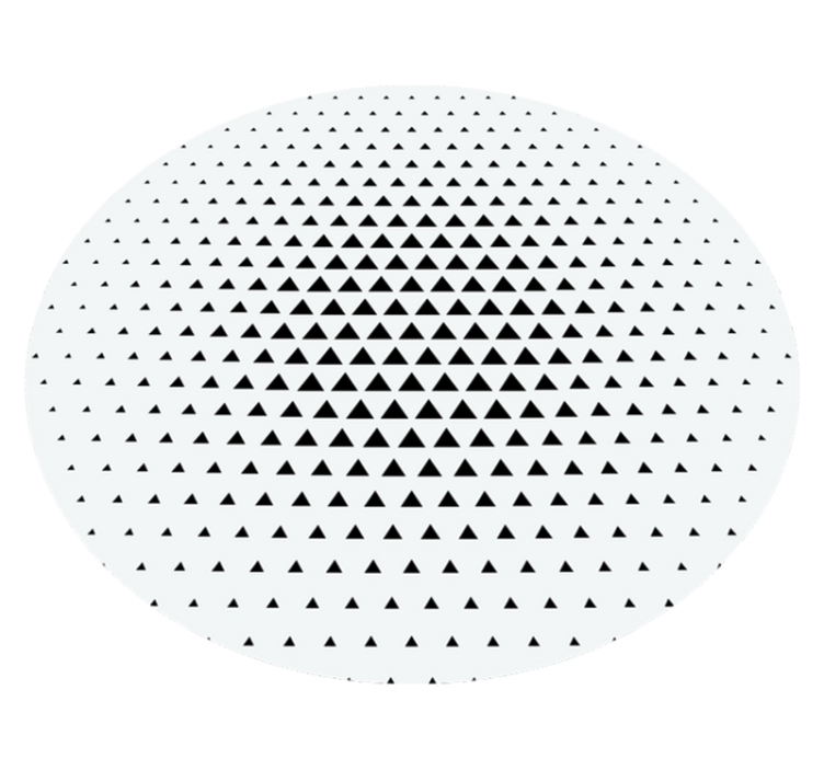 Geometric triangular geometric vinyl rug - TenStickers