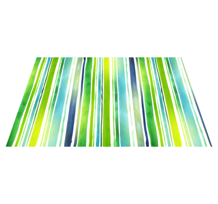 Abstract Lined striped vinyl rug - TenStickers