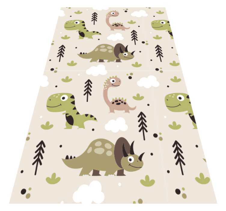 dinosaur kids vinyl carpet - TenStickers