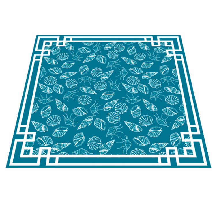 Seashell animals animal rug - TenStickers