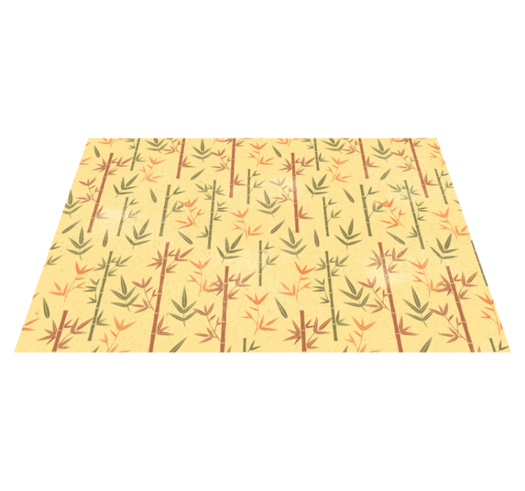 fresh bamboo vinyl rug wood flooring - TenStickers