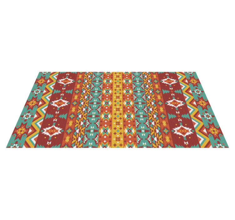 Ethnic pattern ethnic rug - TenStickers